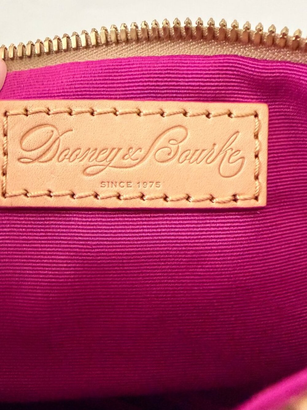 🐶 Disney Dooney & Bourke Pink "Disney Dogs" Foldover Crossbody 🐶 - Picture 5 of 7